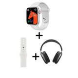 Han-S Bilişim Watch 8 Akıllı Saat ve P9 Pro Kulaküstü Kulaklık İkili Paket Kordon Hediyeli