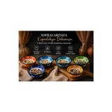 HANCAPPADOCIACOLLECTION Kapadokya Çerezlik,Sosluk,Reçellik,Zeytinlik,Baharatlık,Kahvaltılık Sunum Kaseleri 6 lı Yuvarlak