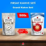 Hancıbey Gold Kahve ve Kahve Kreması Seti - 1,5 kg