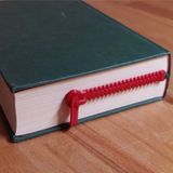 Hand Made All Tasarım Fermuar Şeklinde Kitap Ayracı Şık - Alizarin Kırmızı