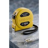 Hand Sfd Çelik Şerit Metre, 10m x 25mm, Sarı, Mavi ve Kırmızı Renk Seçenekleri, Ölçüm Aleti (SARI)