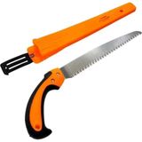Hand Sfd Kılıflı Bağ Budama Testeresi Ince Diş Turuncu 270MM - Bıçak Uzunluğu: 270 mm