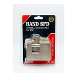 Hand Sfd Milli Yassı Asma Kilit 70 mm Masif Çelik Yüksek Güvenlikli
