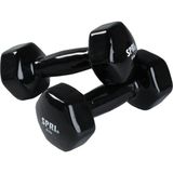 Hand Weights Set Of 2 - Vinyl Coated Exercise & Fitness Dumbbell For Home Gym Equipment Workouts Strength Training Free Weights For Women, Men (1-10 Pound, 12, 15, 18, 20 Lb) - Siyah