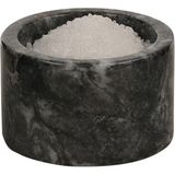 Handanca Nero Mermer Baharatlık 6X10 cm Mermer Tuzluk Biberlik Dekoratif Baharatlık Siyah - Seçenek 1