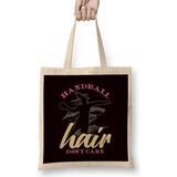 Handball Hair Dont´s Care Handballer Ball Sports Team Coach Bez Çanta Uzun Saplı - Açık Bej - 40 X 40