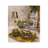 Handmade ESTERHOMEDECOR 6 Kişilik renkli el boyama kahve fincan takımı 6 farklı renk 6’lı kapaklı lokumluk