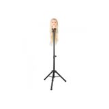 Handmade Kuaför Eğitim Mankeni İçin Metal Tripod - Siyah + Taşıma Çantası taşıma çantası dahildir
