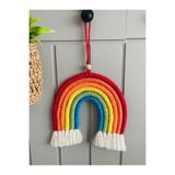 Handmade Makrome Gökkuşağı L(BÜYÜK BOY) Duvar Süsü,bebek Odası Süsü,kapı Süsü