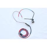 Handmade Paris 3.5mm El Yapımı Kablolu Kulakiçi Stereo Kulaklık, Beyaz