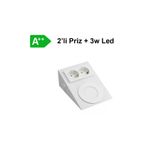 Handmade XL Mutfak Aydınlatma Tezgah Altı Led Prizli Led Aydınlatma Armatür