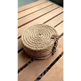 HandMadeSNM Hasır Bardak Altlığı (6'li) ,12 Cm, Fincan,bardak,kupa,mum Altlığı,el Yapımı Naturel