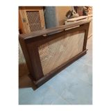 handwood Ahşap Petek Önü Kapama Dresuar Koyu Ceviz Şömine TASARIM 106cm iç ölçü