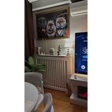 Handwood Ahşap Petek Önü Kapama Dresuar Tamamı Çam Ağacından