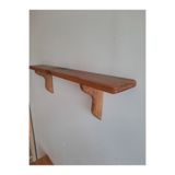 handwood Tekli Ahşap Duvar Rafı Ceviz