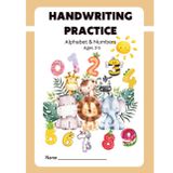Handwriting Workbook for Kids (3-5)!: Practice Line Tracing for Lowercase Letters, Numbers and Coloring (ABC-123 Handwriting Practice Books)