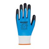 Handy H1701 Nitril Kaplama Mavi Siyah No:10 İş Eldiveni