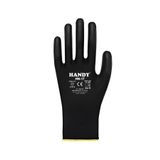 Handy Hande Job Plus HN-17 PU Eldiven Siyah İş eldiveni
