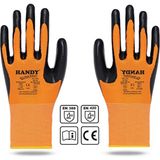 Handy HN-16 Nitril Kaplama 10/XL Sanayi Usta Eldiveni Koruyucu Eldiven