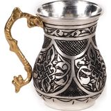 Handygoo Ağır Işlemeli Bakır Kupa - Gri