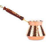 Handygoo Kırmızı Dövme Bakır Cezve