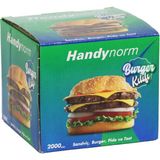 Handynorm Hamburger Burger Pide Tost Sandviç Kılıfı Poşeti - 12.5x12.5 Cm. - 2000 Adetlik 1 Kutu