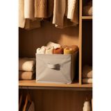 Handyol 1 Adet Çelik Çerçeveli Katlanabilir Dolap İçi Raf Düzenleyici 45x25x20 Saklama Kutusu Organizer