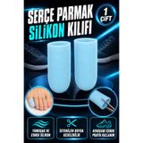 Hane Dostu 1 Çift Ayak Serçe Parmak Silikon Koruyucu Kapalı Uçlu Esnek Kesilebilir Parmak Kılıfı