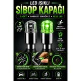 Hane Dostu 2 Adet LED Işıklı Bisiklet Araba Sibop Kapağı Hareket Sensörlü Jant Işığı