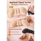 Hane Dostu Ayakkabı Topuk Vurma Önleyici 6 mm Silikon Sünger Ped – Kaymaz, Nefes Alabilen Topuk Koruyucu Yastık
