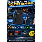 Hane Dostu Bluetooth OBD2 Araç Arıza Tespit Cihazı – Motor Hata Kodu Okuma Silme ve Canlı Veri Takibi