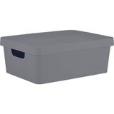 Hane216 10 Lt Kapaklı Kutu - Krem Rengi