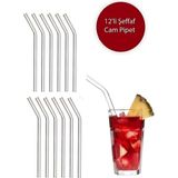 Hane216 12 Adet Cam Pipet , 12ADET Pipet ve 2 Temizleme Fırçası 1. Kalite