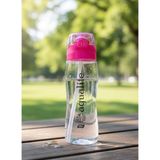 Hane216 Pipetli Rio Su ve Detoks Su Şişesi Matara Policarbon 750 ml - Pembe
