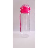 Hane216 Sporcu Matara, Pipetli Su ve Detoks Su Şişesi 750 ml - Pembe