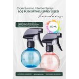 Hanedanev 1 Adet Çiçek Sulama Sprey 250 ML Berber Sprey 250 ML Boş Sprey Şişesi Püskürtmeli Tombik Şişe
