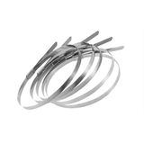 Hanedanev 12 Adet Metal Paslanmaz Cırt Kelepçe 4.6X200 Mm Çelik Kablo Zip Bağı Çok Amaçlı Metal Bağlama