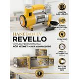 Hanedanev 12V Dc 150 Psı Çakmaklık Şarjlı Taşınabilir Dijital Göstergeli/ışıklı Lastik Şişirme Hava Kompresörü