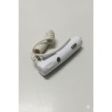 Hanedanev Araç Şarj Aleti Çakmaklık Oto Seyahat Şarj Aleti Micro USB Spral Kablolu 2000 Mah - Beyaz