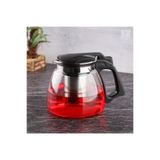 Hanedanev Süzgeçli Cam Demlik 900 Ml Çaycı Çay Makinesi Demliği Teapot 9193