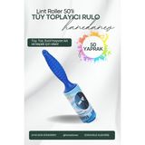 Hanedanev Tüy Toplayıcı Rulo 50 Yaprak 100 mm Genişlik Tüy ve Toz Toplama Rulosu - 001-Beyaz - yok