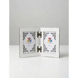 Hanem Çerçeve Mdf Beyaz Ahşap Dikey 10X15 Menteşeli Dekoratif Fotoğraf Çerçevesi