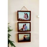 HANEM İpli Ahşap 3'lü 15x21 Fotoğraf çerçevesi