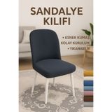 HaNemCe büyük oval sandalye kılıfı sandalye örtüsü