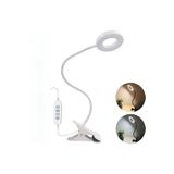 HANGAST 3 Renkli Led Çalışma Okuma Işığı Akrobat Kademeli Masa Lambası Ayarlanabilir Renk Ve Parlaklık
