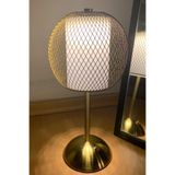 HANGAST Tel dekoratif siyah masa ve gece lambası Led abajur