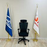 Hanger Casella Fileli Oynar Kollu Ofis Ev Yönetici Koltuğu Fırat Ofis - Siyah