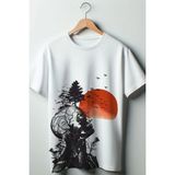 Hangover - Alan Garner Baskılı Beyaz Oversize Bisiklet Yaka Tshirt - XL
