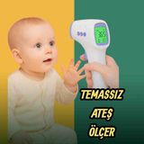 Hangzhou Medikal Kızıl Ötesi Ateş 🔥 Ölçer 👶 Vücut ve Alından Ateş Ölçer Cihaz (Aaa 2 Adet Pil Ile Çalışır)