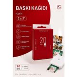 Hanin Mini Yazıcı Fotoğraf Kağıdı Anında Baskı - 20 Adet